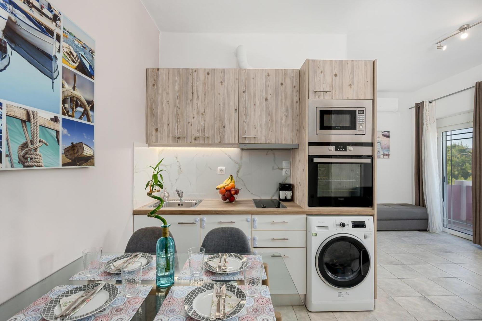 Nikos Apartments Agia Marina Exteriér fotografie